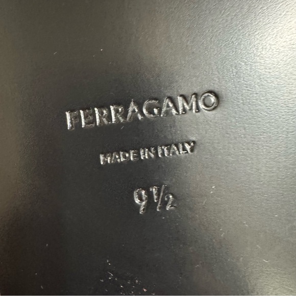 Ferragamo Priscilla Slip On Open Toe Slide Sandal in Black - Picture 14 of 16